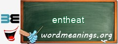 WordMeaning blackboard for entheat
